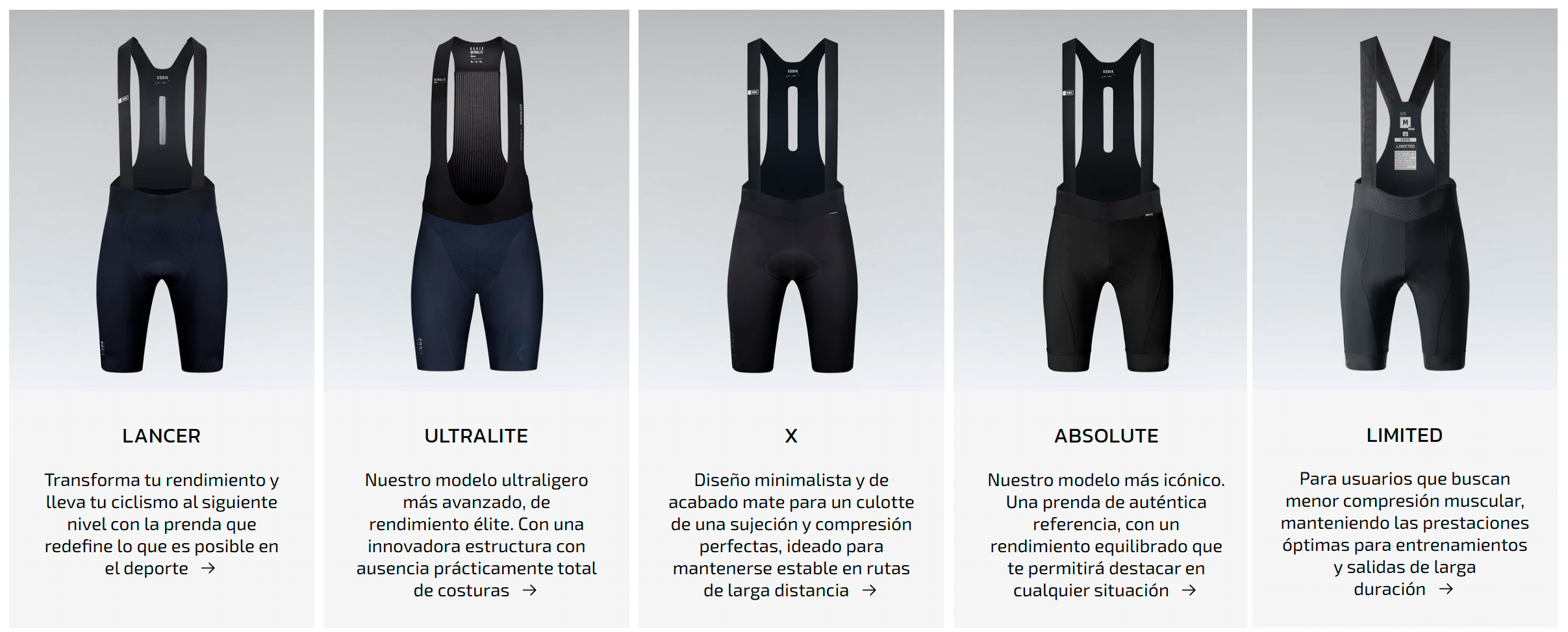 Culottes gobik carretera