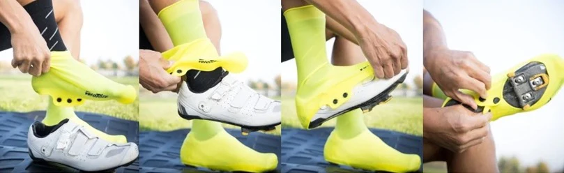 ¿Cómo ponerse los cubrezapatillas veloToze correctamente?